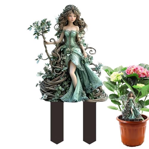Streysisl Gartenstecker – 2D-Flachfrühlings-Rasenfeen-Dekoration, 20 cm, lichtbeständig, Kunstdekoration für , Balkon, Rasen, Terrasse, Hinterhof, Blumenbeet Streysisl Gartenstecker – 2D-Flachfrühlings-Rasenfeen-Dekoration, 20 cm, lichtbeständig, Kunstdekoration für , Balkon, Rasen, Terrasse, Hinterhof, Blumenbeet von Streysisl