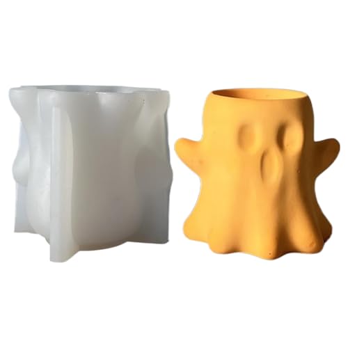 Streysisl Geisterharz-Formen, Geister-Silikonharz-Formen für Epoxidguss, Halloween, Aromatherapie, Kunst, Handwerk, Epoxid-Gussform für Gips, Wachs, Seife, Heimdekoration von Streysisl