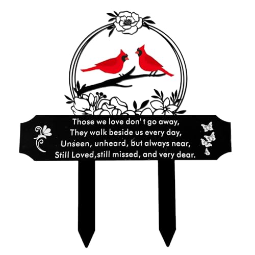 Streysisl Grabschmuck Grabschmuck Friedhof Grabschmuck Grabschmuck Grabmarker Gedenkmarker aus Metall | Stilvolle Rasenblumenheringe, Friedhofsdeko von Streysisl