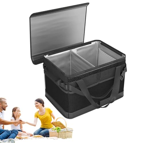 Streysisl Grill-Caddy-Tasche – Faltbare, wasserdichte Aufbewahrungstasche aus Oxford-Stoff, große Kapazität und Verpackung, Aufbewahrungsboxen, tragbare, platzsparende Tragetasche Streysisl Grill-Caddy-Tasche – Faltbare, wasserdichte Aufbewahrungstasche aus Oxford-Stoff, große Kapazität und Verpackung, Aufbewahrungsboxen, tragbare, platzsparende Tragetasche von Streysisl