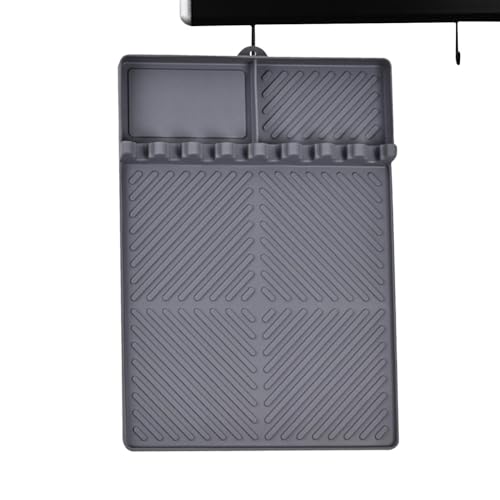Streysisl Grill-Seitenablagematte – Grill-Silikonmatte, Werkzeug, Küchentheke, Spatel, Silikonmatte für Arbeitsplatte, Küche, Grill Streysisl Grill-Seitenablagematte – Grill-Silikonmatte, Werkzeug, Küchentheke, Spatel, Silikonmatte für Arbeitsplatte, Küche, Grill von Streysisl