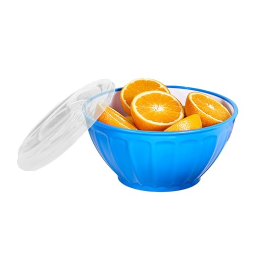 Streysisl Große Salatschüssel – Müslischalen, rund, leicht, Servierschüssel, Party-Salat, Snacks, Chips, Süßigkeitenschüsseln, Behälter Streysisl Große Salatschüssel – Müslischalen, rund, leicht, Servierschüssel, Party-Salat, Snacks, Chips, Süßigkeitenschüsseln, Behälter von Streysisl