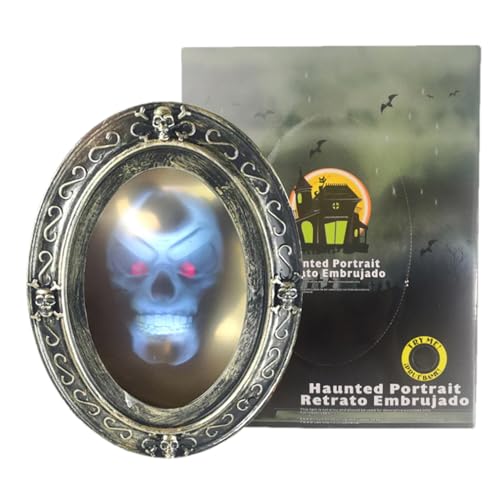 Streysisl Gruselige Spukung, Spukt mit Sprechen, Halloween Gruselporträt, Soundeffekte für Halloween-Dekorationen, Horror-Requisite Streysisl Gruselige Spukung, Spukt mit Sprechen, Halloween Gruselporträt, Soundeffekte für Halloween-Dekorationen, Horror-Requisite von Streysisl