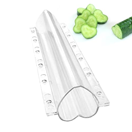 Streysisl Gurkenformform – Herzförmige Obst-Wachstumsform, -Pflanzform, Gurkenzuchtform, einzigartige Gemüseform für Zucchini, Gurken von Streysisl