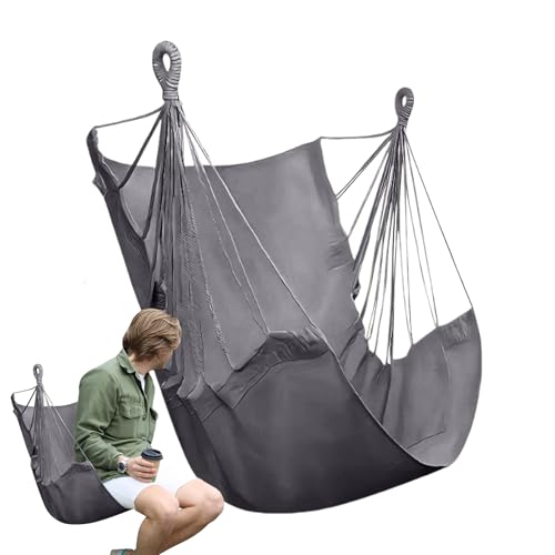Streysisl Hängemattenstuhl | Outdoor-Möbel, Hängematte, Stuhl, Seilschaukel – entspannender Terrassensitz, -Möbel für Innenschlafsaal, Schlafzimmer, Outdoor, Hinterhof, Terrasse, Camping Streysisl Hängemattenstuhl | Outdoor-Möbel, Hängematte, Stuhl, Seilschaukel – entspannender Terrassensitz, -Möbel für Innenschlafsaal, Schlafzimmer, Outdoor, Hinterhof, Terrasse, Camping von Streysisl