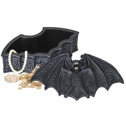Streysisl Halloween-Aufbewahrungsbox mit Deckel, Vampir- -Dekoration, Mehrzweck-Schmuck-Organizer-Box, kreatives Ornament für Gastgeschenke Streysisl Halloween-Aufbewahrungsbox mit Deckel, Vampir- -Dekoration, Mehrzweck-Schmuck-Organizer-Box, kreatives Ornament für Gastgeschenke von Streysisl
