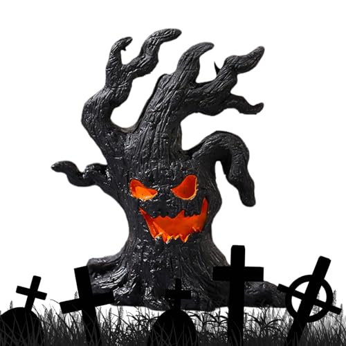 Streysisl Halloween-Baumrinde Gesichter, gruselige, realistische Halloween-Baum-Dämonenstatue – Halloween-Dekoration, Tisch-Ornament, Innen- und Außenbereich, Kunstharzhandwerk für Schreibtisch Streysisl Halloween-Baumrinde Gesichter, gruselige, realistische Halloween-Baum-Dämonenstatue – Halloween-Dekoration, Tisch-Ornament, Innen- und Außenbereich, Kunstharzhandwerk für Schreibtisch von Streysisl