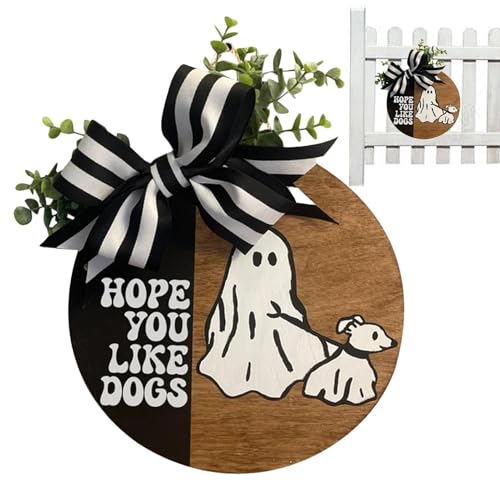 Streysisl Halloween-Haustürschild, rustikal, lustig, -Spaziergänger, Holz-Türhänger für den Außenbereich, Happy Halloween, Holzaufhänger, Schild für Haustür, , Dekoration, Halloween Streysisl Halloween-Haustürschild, rustikal, lustig, -Spaziergänger, Holz-Türhänger für den Außenbereich, Happy Halloween, Holzaufhänger, Schild für Haustür, , Dekoration, Halloween von Streysisl