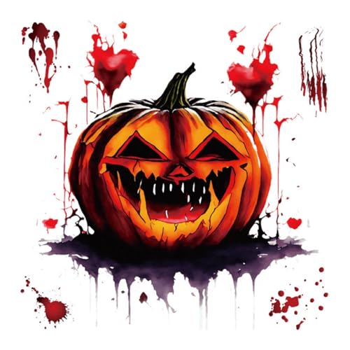 Streysisl Halloween-Toilettensitz-Aufkleber, Halloween-Kürbis-WC-Deckelaufkleber, Halloween-Fensteraufkleber, WC-Sitz-Aufkleber für Fliesen Streysisl Halloween-Toilettensitz-Aufkleber, Halloween-Kürbis-WC-Deckelaufkleber, Halloween-Fensteraufkleber, WC-Sitz-Aufkleber für Fliesen von Streysisl