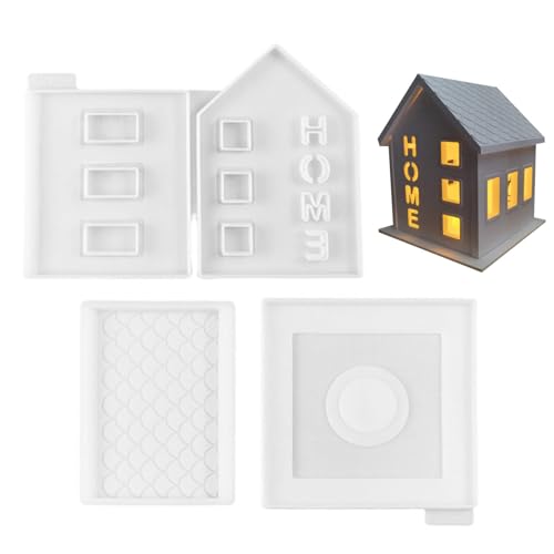 Streysisl Haus-Silikonform | Hausgips-Form – Hausform für Harzguss, Handwerk, Heimdekoration von Streysisl