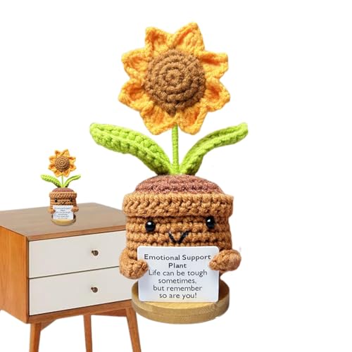 Streysisl Inspiration Crochet - Handgefertigtes gestricktes inspirierendes Spielzeug mit positiver Karte - Inspiration Häkelhandwerk für Schlafzimmer, Auto-Innenraum, Wohnzimmer, Klassenzimmer Streysisl Inspiration Crochet - Handgefertigtes gestricktes inspirierendes Spielzeug mit positiver Karte - Inspiration Häkelhandwerk für Schlafzimmer, Auto-Innenraum, Wohnzimmer, Klassenzimmer von Streysisl