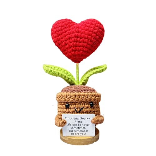 Streysisl Inspiration Crochet - Lustiges gestricktes handgefertigtes inspirierendes Spielzeug mit positiver Karte | Wertschätzung Häkeldekoration für Schlafzimmer, Arbeitszimmer, Klassenzimmer Streysisl Inspiration Crochet - Lustiges gestricktes handgefertigtes inspirierendes Spielzeug mit positiver Karte | Wertschätzung Häkeldekoration für Schlafzimmer, Arbeitszimmer, Klassenzimmer von Streysisl