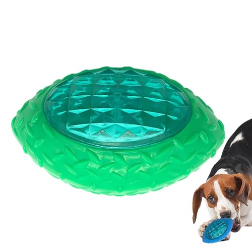 Streysisl Interaktives Kauspielzeug für Hunde, Gummispielzeug für Hunde, blinkende Bälle zum Kauen, interaktive Zahnreinigung, Kauspielzeug für mittelgroße und kleine Hunde, Welpen Streysisl Interaktives Kauspielzeug für Hunde, Gummispielzeug für Hunde, blinkende Bälle zum Kauen, interaktive Zahnreinigung, Kauspielzeug für mittelgroße und kleine Hunde, Welpen von Streysisl