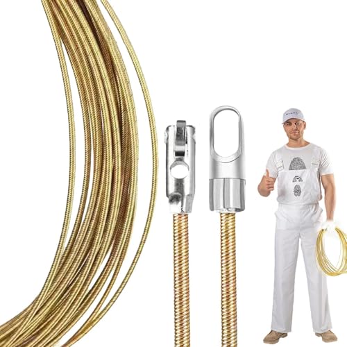 Streysisl Kabeleinfädelgerät für Kabel, Fischband, elektrischer Federdrahteinfädler, Elektriker, Einfädelgerät für Wand, Decke, Boden Streysisl Kabeleinfädelgerät für Kabel, Fischband, elektrischer Federdrahteinfädler, Elektriker, Einfädelgerät für Wand, Decke, Boden von Streysisl