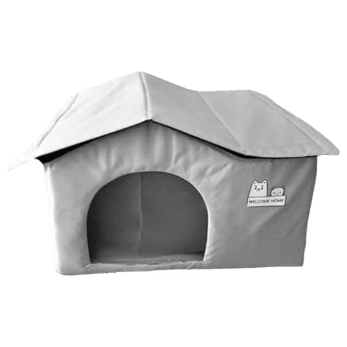 Streysisl Katzenhaus Kühlende Haustierruhe Höhle Katzenhaus für draußen Isoliertes Haus für Indoor Outdoor Hunde Kätzchen Kühlung für alle Jahreszeiten Streysisl Katzenhaus Kühlende Haustierruhe Höhle Katzenhaus für draußen Isoliertes Haus für Indoor Outdoor Hunde Kätzchen Kühlung für alle Jahreszeiten von Streysisl