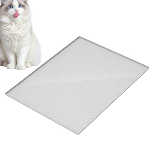 Streysisl Katzenklo Matte, Boden Wasserdicht Silikon Katzentoilette Matte Kleine Mittlere Große Rassen Wiederverwendbar Teppich Waschbare Lösung für Küche, Bad, Wohnung Streysisl Katzenklo Matte, Boden Wasserdicht Silikon Katzentoilette Matte Kleine Mittlere Große Rassen Wiederverwendbar Teppich Waschbare Lösung für Küche, Bad, Wohnung von Streysisl