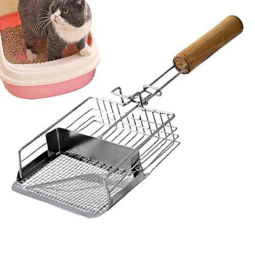 Streysisl Katzenschaufel – Katzenschaufel, Holzgriff, Metallschaufel, Haustierzubehör mit Haken für den Innenbereich, Kätzchen, Reinigung, Hundefutter, Reisen Streysisl Katzenschaufel – Katzenschaufel, Holzgriff, Metallschaufel, Haustierzubehör mit Haken für den Innenbereich, Kätzchen, Reinigung, Hundefutter, Reisen von Streysisl