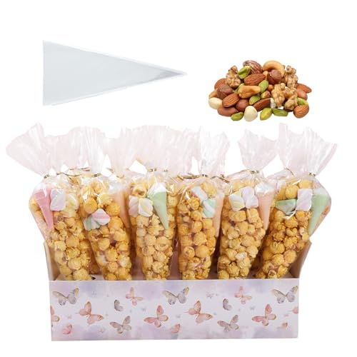 Streysisl Kegelhalter Box – 30 Löcher Lebensmittelständer Kegelhalter Box | Lebensmittel-Servierung, Urlaubsdekoration mit 35 transparenten Beuteln für Süßigkeiten, Schokolade, Marshmallows Snacks Streysisl Kegelhalter Box – 30 Löcher Lebensmittelständer Kegelhalter Box | Lebensmittel-Servierung, Urlaubsdekoration mit 35 transparenten Beuteln für Süßigkeiten, Schokolade, Marshmallows Snacks von Streysisl