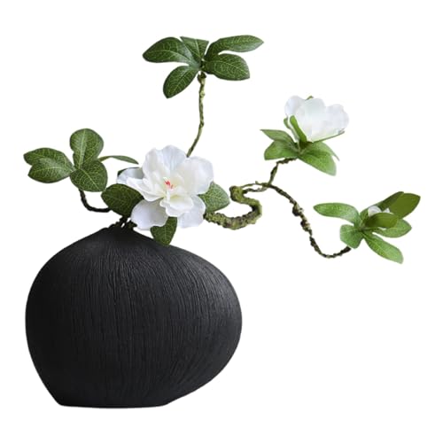 Streysisl Keramik-Blumenhalter, geometrische Form, Keramik-Pflanzenhalter mit künstlicher – kreative, attraktive dekorative Topf-Ornamente, Heimdekoration für Schreibtisch, Fensterbank Streysisl Keramik-Blumenhalter, geometrische Form, Keramik-Pflanzenhalter mit künstlicher – kreative, attraktive dekorative Topf-Ornamente, Heimdekoration für Schreibtisch, Fensterbank von Streysisl