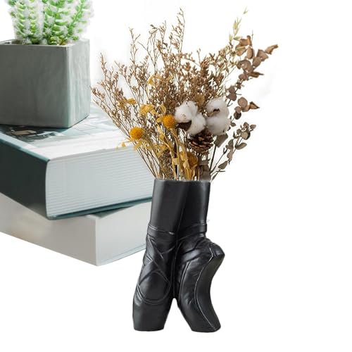 Streysisl Keramik-Schuhvase, ästhetische Ballettschuhe, moderne Keramikvase, Tanzschuhe, Vasen für Couchtisch, Bücherregal, Schlafzimmer Streysisl Keramik-Schuhvase, ästhetische Ballettschuhe, moderne Keramikvase, Tanzschuhe, Vasen für Couchtisch, Bücherregal, Schlafzimmer von Streysisl