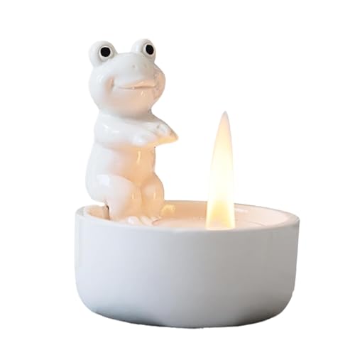 Streysisl Kerzenhalter, Keramik-Tischhalter, Dekoration, attraktive -Form, Tischdekoration für Schrank, Nachttisch, Kaminsims, Couchtisch, Bücherregal, Küchentheke Streysisl Kerzenhalter, Keramik-Tischhalter, Dekoration, attraktive -Form, Tischdekoration für Schrank, Nachttisch, Kaminsims, Couchtisch, Bücherregal, Küchentheke von Streysisl