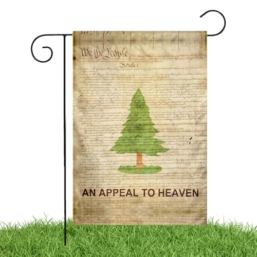 Streysisl Kiefernbaum-Flagge, doppelseitig, lebendige Outdoor-Dekoration, realistische Gartenflagge, Baumflagge, lichtbeständig, wetterfestes Design von Streysisl