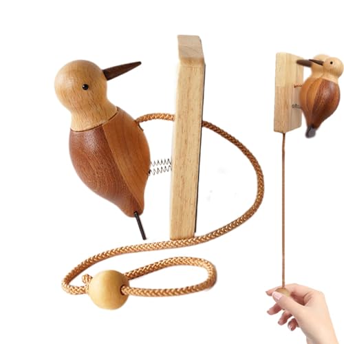 Streysisl Klingel für Türöffnung, antike Spechttür, antike Tür, schön kreativ & Vordereingang, handgefertigte Holz-Kreativglocke für den Eingang Streysisl Klingel für Türöffnung, antike Spechttür, antike Tür, schön kreativ & Vordereingang, handgefertigte Holz-Kreativglocke für den Eingang von Streysisl