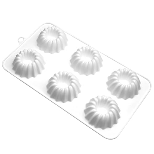 Streysisl Kuchenformen mit 6 Mulden – 6 einzigartige Formen, Keksformen, französische Dessertformen, Küchen-Backwerkzeuge für Schokolade, Kuchen, Pudding Streysisl Kuchenformen mit 6 Mulden – 6 einzigartige Formen, Keksformen, französische Dessertformen, Küchen-Backwerkzeuge für Schokolade, Kuchen, Pudding von Streysisl