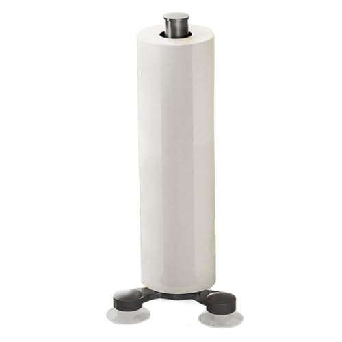 Streysisl Küchenrollenhalter, Saugnapf, stehender Toilettenpapierhalter, rutschfester Toilettenpapierspender für Schlafzimmer, Badezimmer Streysisl Küchenrollenhalter, Saugnapf, stehender Toilettenpapierhalter, rutschfester Toilettenpapierspender für Schlafzimmer, Badezimmer von Streysisl