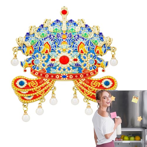 Streysisl Kühlschrankmagnete, Vintage-Kunst-Kühlschrankmagnet, chinesischer Stil, Sammlerstück, Souvenirs für Geburtstage, Festivals und besondere Feiern Streysisl Kühlschrankmagnete, Vintage-Kunst-Kühlschrankmagnet, chinesischer Stil, Sammlerstück, Souvenirs für Geburtstage, Festivals und besondere Feiern von Streysisl