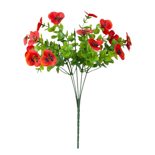 Streysisl Künstliche Stiefmütterchen für den Außenbereich, künstliche Stiefmütterchen für den Außenbereich, Kunstpflanzen, Gartendekoration, Blumenarrangements für Fensterkasten, Hof, Terrasse Streysisl Künstliche Stiefmütterchen für den Außenbereich, künstliche Stiefmütterchen für den Außenbereich, Kunstpflanzen, Gartendekoration, Blumenarrangements für Fensterkasten, Hof, Terrasse von Streysisl