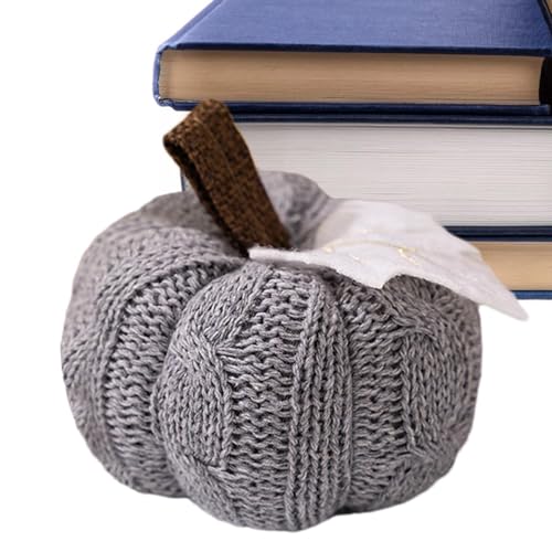 Streysisl Kürbis-Herbstdekoration, handgefertigter gestrickter Kürbis, warme dekorative Ornamente, gehäkelte Kürbisse für Herbst, Ernte, Festival, Halloween, Erntedankfest, Heimtischdekoration Streysisl Kürbis-Herbstdekoration, handgefertigter gestrickter Kürbis, warme dekorative Ornamente, gehäkelte Kürbisse für Herbst, Ernte, Festival, Halloween, Erntedankfest, Heimtischdekoration von Streysisl