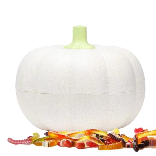 Streysisl Kürbis-Serviertablett – Halloween-Kürbis-Lebensmittel-Schüssel, Halloween-Süßigkeitenschale für Obst, Nüsse, Süßigkeiten und Weihnachtssnacks Streysisl Kürbis-Serviertablett – Halloween-Kürbis-Lebensmittel-Schüssel, Halloween-Süßigkeitenschale für Obst, Nüsse, Süßigkeiten und Weihnachtssnacks von Streysisl