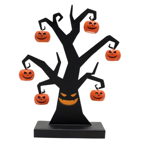 Streysisl Kürbisbaum-Figuren, Dekoration, Halloween-Tischdekoration, Kürbis-Geisterbaum, Tischdekoration, Halloween-Statue, Basteln für Party-Dekoration, Requisiten Streysisl Kürbisbaum-Figuren, Dekoration, Halloween-Tischdekoration, Kürbis-Geisterbaum, Tischdekoration, Halloween-Statue, Basteln für Party-Dekoration, Requisiten von Streysisl