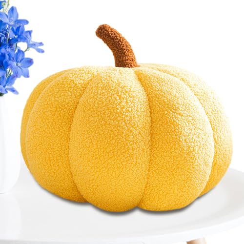 Streysisl Kürbiskissen, Halloween-Kürbis-Überwurfkissen, Plüsch, maschinenwaschbar, kuscheliges Kissen, niedliches Design für Thanksgiving, Schlafzimmer, Wohnzimmer, Sofa, Terrasse, Spukhaus Streysisl Kürbiskissen, Halloween-Kürbis-Überwurfkissen, Plüsch, maschinenwaschbar, kuscheliges Kissen, niedliches Design für Thanksgiving, Schlafzimmer, Wohnzimmer, Sofa, Terrasse, Spukhaus von Streysisl