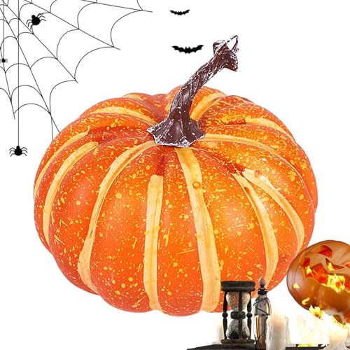 Streysisl Kürbisse zum Dekorieren, künstliche Ernte-Kürbisse, Herbst-Kürbis- , künstlicher Ernte-Kunstschaum für Herbst, Halloween, Erntedank-Dekoration Streysisl Kürbisse zum Dekorieren, künstliche Ernte-Kürbisse, Herbst-Kürbis- , künstlicher Ernte-Kunstschaum für Herbst, Halloween, Erntedank-Dekoration von Streysisl