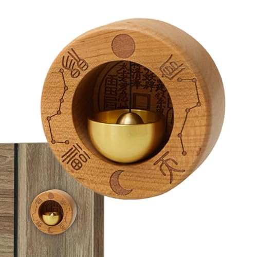 Streysisl Magnetische Türklingel – -Diagramm Ladenbesitzer Türklingel – Haustür Ornamente Hänge Dekoration Holz, Geschäft beim Betreten des Hauses von Streysisl