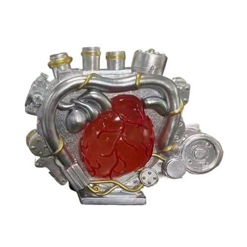 Streysisl Mechanische Figuren, Motorherz Statue für Tischplatte, kreative Dekofigur für Vitrine, Wohnzimmer, Bücherregal, Arbeitsplatz, Schreibtisch, Schlafzimmer, Fernsehschrank, Arbeitszimmer Streysisl Mechanische Figuren, Motorherz Statue für Tischplatte, kreative Dekofigur für Vitrine, Wohnzimmer, Bücherregal, Arbeitsplatz, Schreibtisch, Schlafzimmer, Fernsehschrank, Arbeitszimmer von Streysisl
