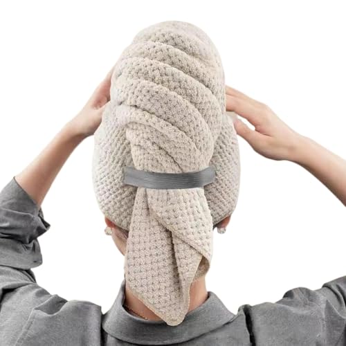 Streysisl Mikrofaser-Handtücher für Haare – 61 x 101 cm, weiche Haarkappen, schnell trocknend, lockiges Haar, super saugfähiges Haarturban-Handtuch für nasses, lockiges, langes Haar Streysisl Mikrofaser-Handtücher für Haare – 61 x 101 cm, weiche Haarkappen, schnell trocknend, lockiges Haar, super saugfähiges Haarturban-Handtuch für nasses, lockiges, langes Haar von Streysisl