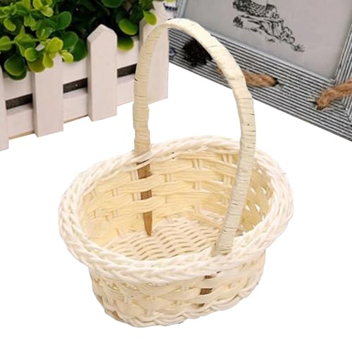 Streysisl Mini-Körbe – geflochtener Rattan-Korb, für Hochzeit, ästhetische Fotografie-Requisiten, dekorativer Behälter für Kinderzimmer, Schlafzimmer, Zuhause Streysisl Mini-Körbe – geflochtener Rattan-Korb, für Hochzeit, ästhetische Fotografie-Requisiten, dekorativer Behälter für Kinderzimmer, Schlafzimmer, Zuhause von Streysisl