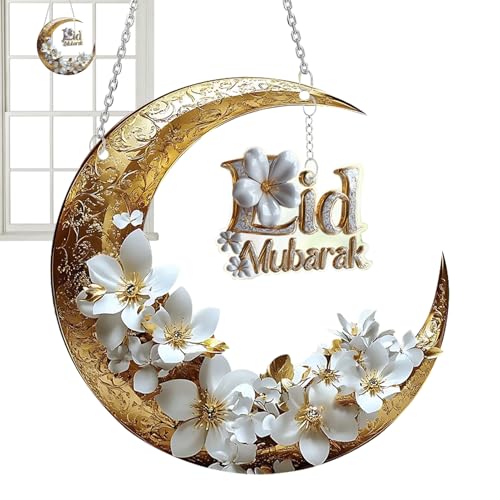 Streysisl Mond-Sonnenfänger – Hängender Fensteranhänger, , Mond, Wandanhänger, 2D-Acryl, Auto-Dekoration, Ornament für Tür, Schlafzimmer Streysisl Mond-Sonnenfänger – Hängender Fensteranhänger, , Mond, Wandanhänger, 2D-Acryl, Auto-Dekoration, Ornament für Tür, Schlafzimmer von Streysisl