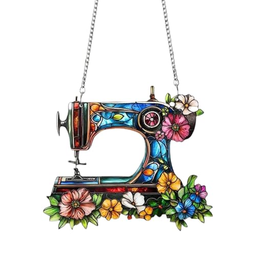 Streysisl Nähornamente für Weihnachtsbaum – flache 2D-Nähmaschine für Weihnachten, Auto-Ornamente, Fenster-Sonnenfänger, Weihnachtsbaumschmuck für Nähbegeisterte Streysisl Nähornamente für Weihnachtsbaum – flache 2D-Nähmaschine für Weihnachten, Auto-Ornamente, Fenster-Sonnenfänger, Weihnachtsbaumschmuck für Nähbegeisterte von Streysisl