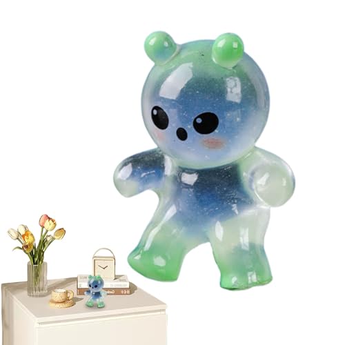 Streysisl Noctilucous Winzige Miniaturfigur aus Kunstharz, nachtleuchtend, Miniatur-Cartoon-Harzstatue, leuchtende Feengarten-Landschaftsdekoration für Schreibtisch, Zuhause, Wohnzimmer Streysisl Noctilucous Winzige Miniaturfigur aus Kunstharz, nachtleuchtend, Miniatur-Cartoon-Harzstatue, leuchtende Feengarten-Landschaftsdekoration für Schreibtisch, Zuhause, Wohnzimmer von Streysisl