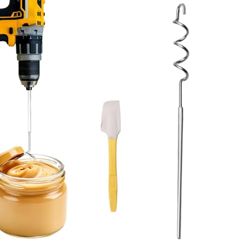 Streysisl Nussbutter-Mixer – Edelstahl Schokoladenaufstriche Manuelles Rührwerkzeug | Saucenrührwerkzeug, multifunktionaler Hand-Nussbutter-Rührer für Zuhause, Cafés und Restaurants Streysisl Nussbutter-Mixer – Edelstahl Schokoladenaufstriche Manuelles Rührwerkzeug | Saucenrührwerkzeug, multifunktionaler Hand-Nussbutter-Rührer für Zuhause, Cafés und Restaurants von Streysisl