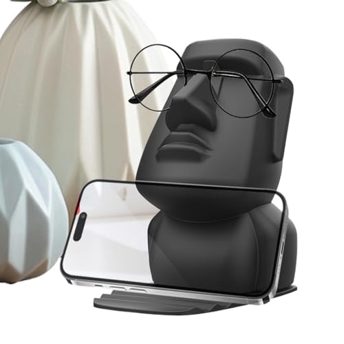 Streysisl Osterinsel-Statue, Brillenhalter | Osterinsel-Kopf, Brillenständer, Brillen-Ausstellungsraum, Dekoration für Nachttisch, Schreibtisch, Bücherregal Streysisl Osterinsel-Statue, Brillenhalter | Osterinsel-Kopf, Brillenständer, Brillen-Ausstellungsraum, Dekoration für Nachttisch, Schreibtisch, Bücherregal von Streysisl