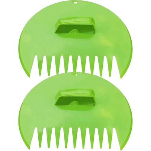 Streysisl Outdoor Laubspieße | Set mit 2 großen Grasschaufeln Set – 2 x Laubsammler Garten mit Griffen für Gartenarbeit, Gras, Müll Streysisl Outdoor Laubspieße | Set mit 2 großen Grasschaufeln Set – 2 x Laubsammler Garten mit Griffen für Gartenarbeit, Gras, Müll von Streysisl