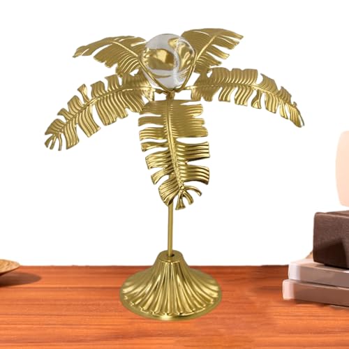 Streysisl Palmenstatue | Dekorative Palmenstatue mit Kristallkugel – Stilvolle Regaldekorationen, Partyzubehör für Zuhause, Studio von Streysisl