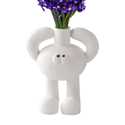 Streysisl Pflanzenvase für den Innenbereich, vielseitiger Blumentopf aus Kunstharz, innovative Skulptur, Blumentopf, moderne Heimdekoration für Zuhause, Büro, Garten Streysisl Pflanzenvase für den Innenbereich, vielseitiger Blumentopf aus Kunstharz, innovative Skulptur, Blumentopf, moderne Heimdekoration für Zuhause, Büro, Garten von Streysisl