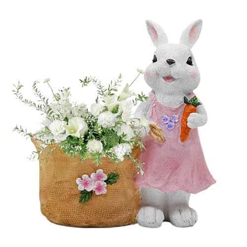 Streysisl Pflanzgefäß mit Tiermotiven – dekorativer -Pflanzgefäß, Hasentopf, 20 cm, dekorativer Gartentopf, Tier-Sukkulenten-Halter für Zuhause, Studio, Schreibtisch-Dekoration Streysisl Pflanzgefäß mit Tiermotiven – dekorativer -Pflanzgefäß, Hasentopf, 20 cm, dekorativer Gartentopf, Tier-Sukkulenten-Halter für Zuhause, Studio, Schreibtisch-Dekoration von Streysisl