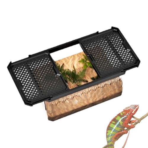 Streysisl Reptilienbecken - Transparentes Schlangenbecken Eidechsen-Terrarium - Brutkasten, Bartagamenpanzer, Reptilienlebensraum für Schlange/Bartagame/ Streysisl Reptilienbecken - Transparentes Schlangenbecken Eidechsen-Terrarium - Brutkasten, Bartagamenpanzer, Reptilienlebensraum für Schlange/Bartagame/ von Streysisl
